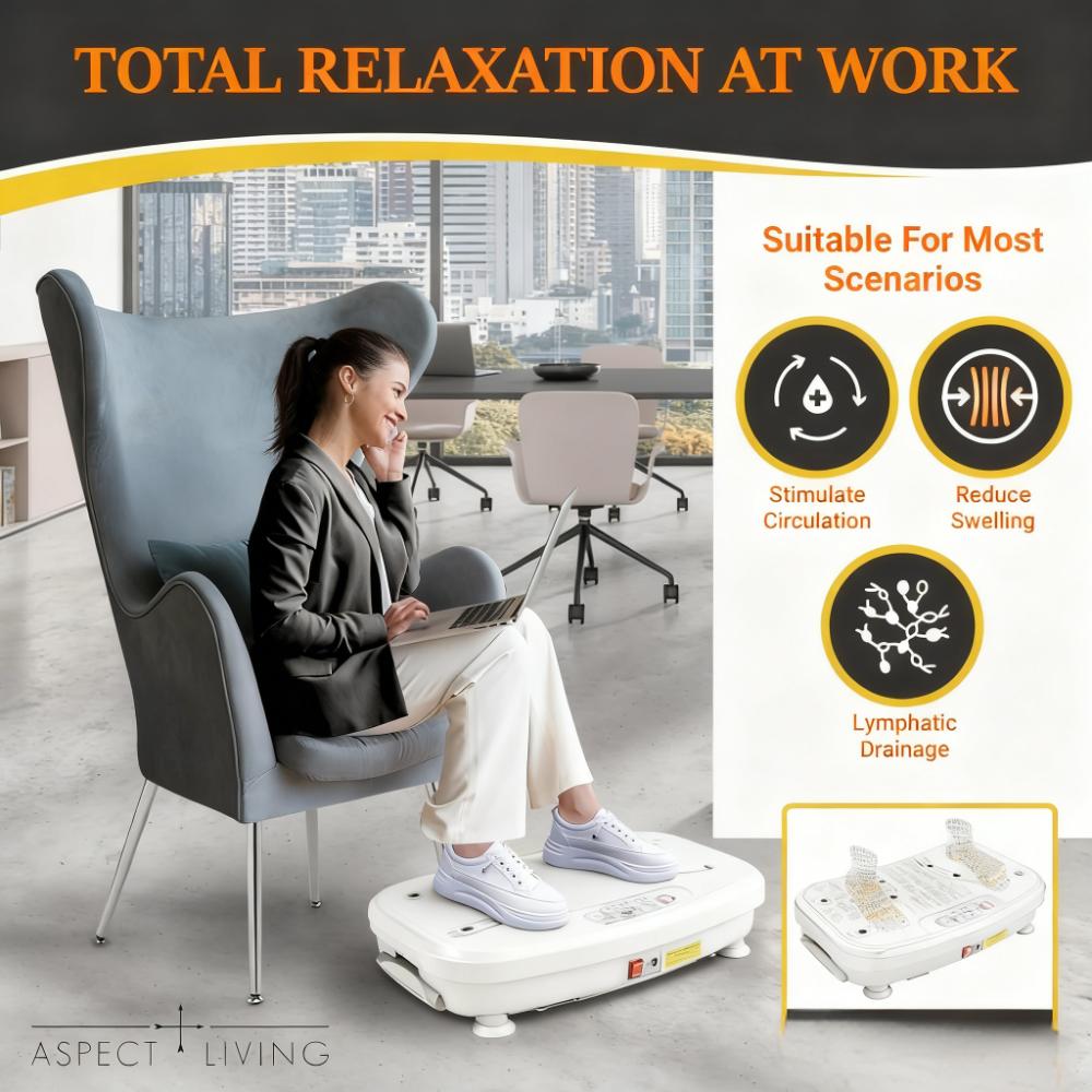 Full-Body Vibration Platform (Therapy & Fitness 2-in-1)