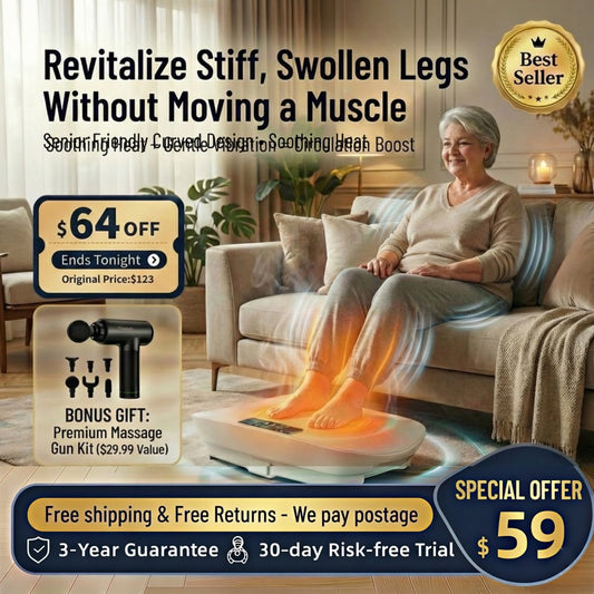 Effortless Fat Burning, Fast Sculpting! Professional Vibration Fat Burner, Your Shortcut to a Leaner, Healthier You