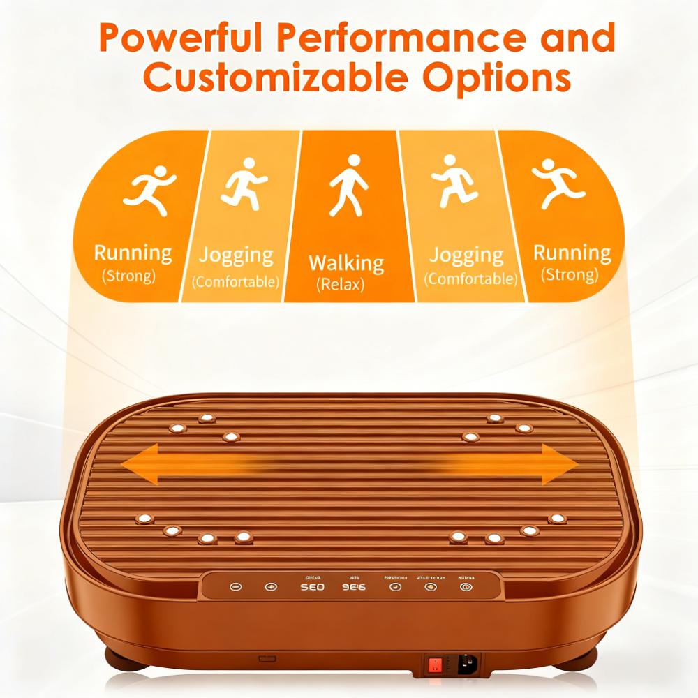Quiet Full-Body Vibration Platform (Magnet Massage & Bluetooth)