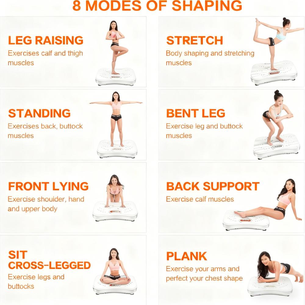 Full-Body Vibration Shaping Platform (440 lbs Capacity)