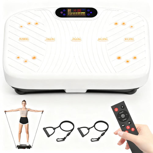 10-Minute Full-Body Vibration Exercise Platform (330 lbs Capacity)