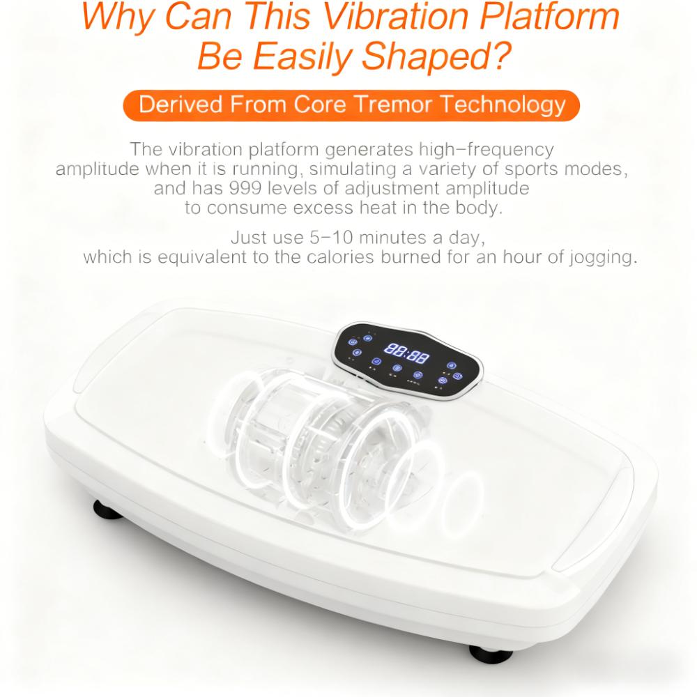 Full-Body Vibration Shaping Platform (440 lbs Capacity)
