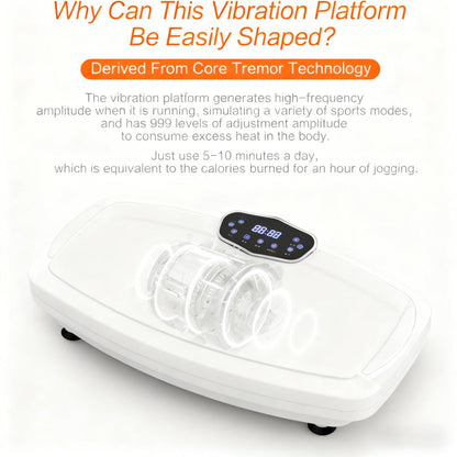 Full-Body Vibration Shaping Platform (440 lbs Capacity)