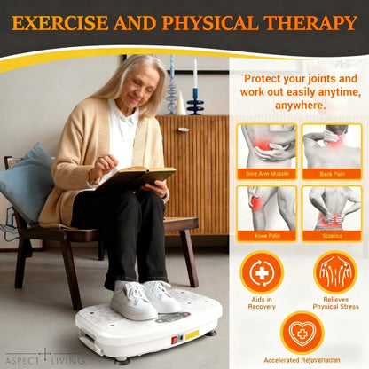 Full-Body Vibration Platform (Therapy & Fitness 2-in-1)
