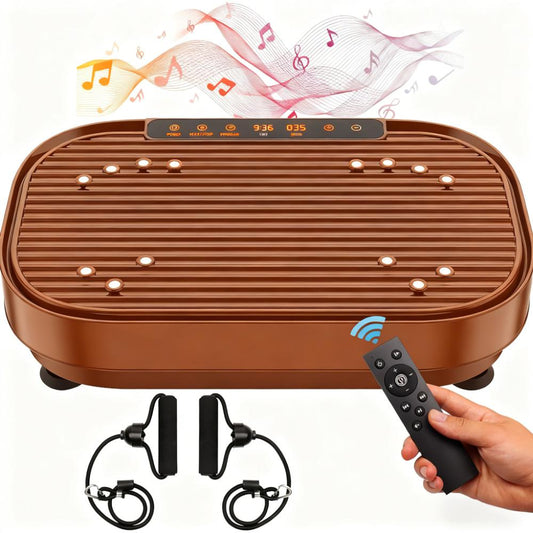 Quiet Full-Body Vibration Platform (Magnet Massage & Bluetooth)