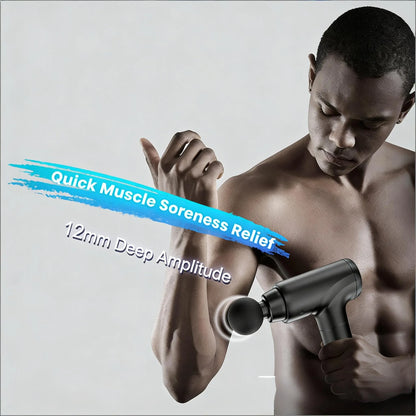 High-Performance Massage Gun - Customizable with 8 Attachments for Deep Relief
