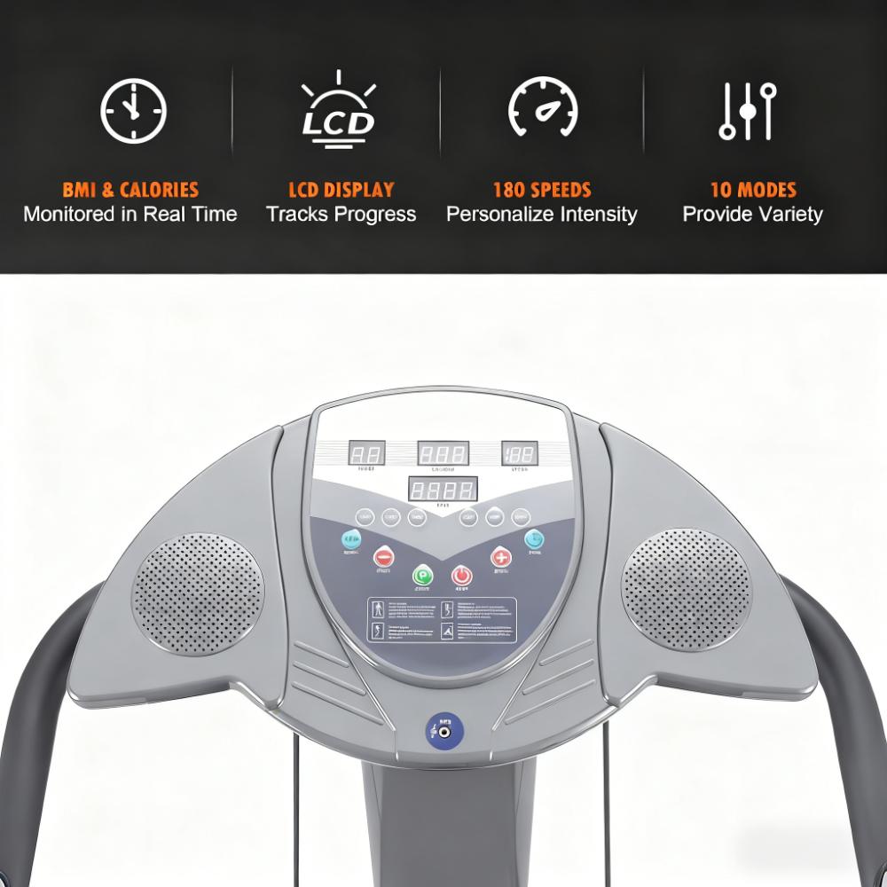 Full-Body Vibration Exercise Platform (330 lbs Capacity)