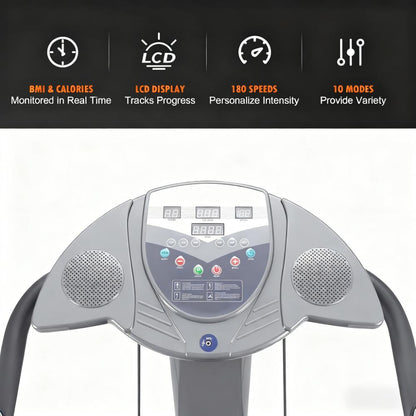 Full-Body Vibration Exercise Platform (330 lbs Capacity)