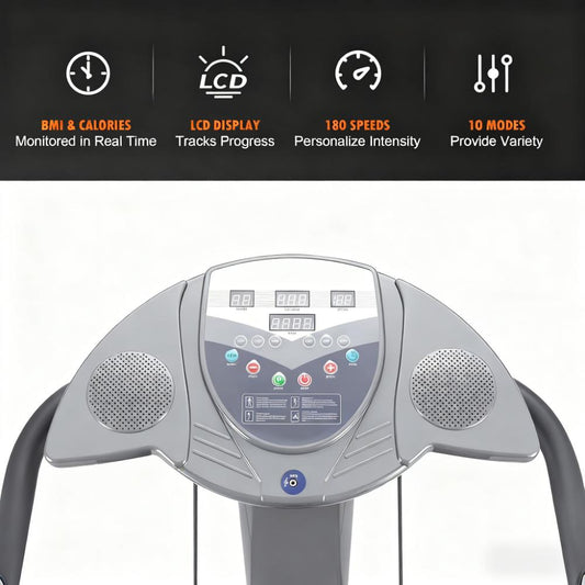 Full-Body Vibration Exercise Platform (330 lbs Capacity)